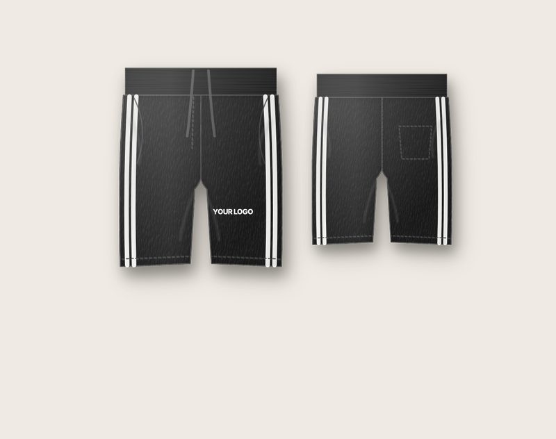 Custom shorts manufactured with private label branding