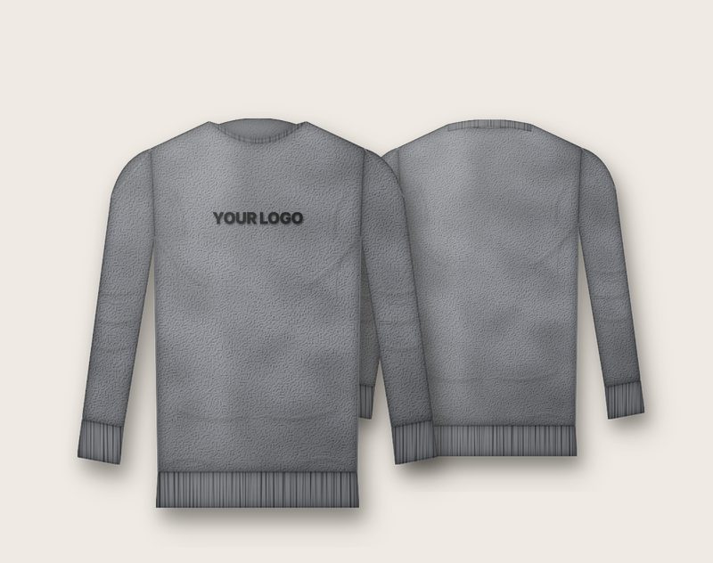 Custom sweatshirts manufactured with private label branding